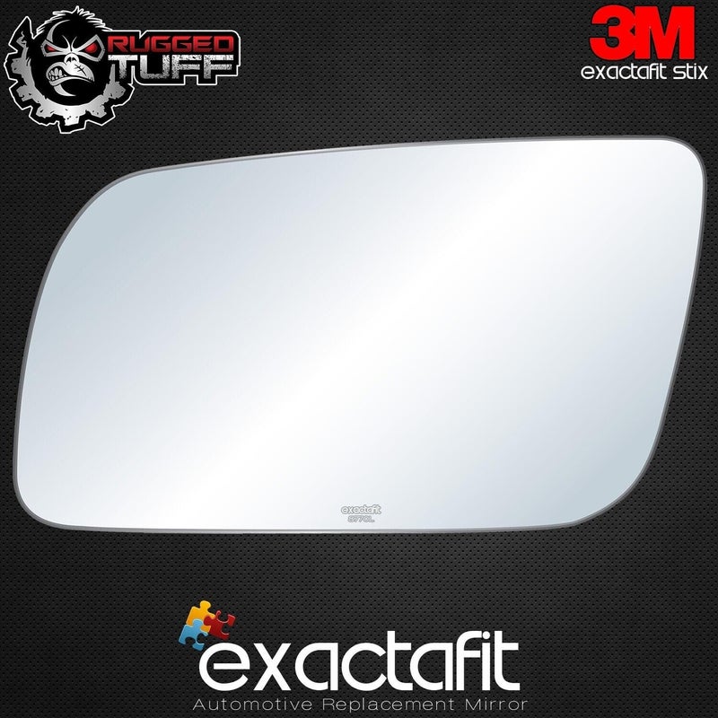 Rugged TUFF Driver Side Mirror Glass Replacement For Chevy GMC 1992-2000 Trucks C K 1500 2500 3500 Compatible With Suburban Blazer Jimmy Yukon Left Door Power Mirrors - Image 3